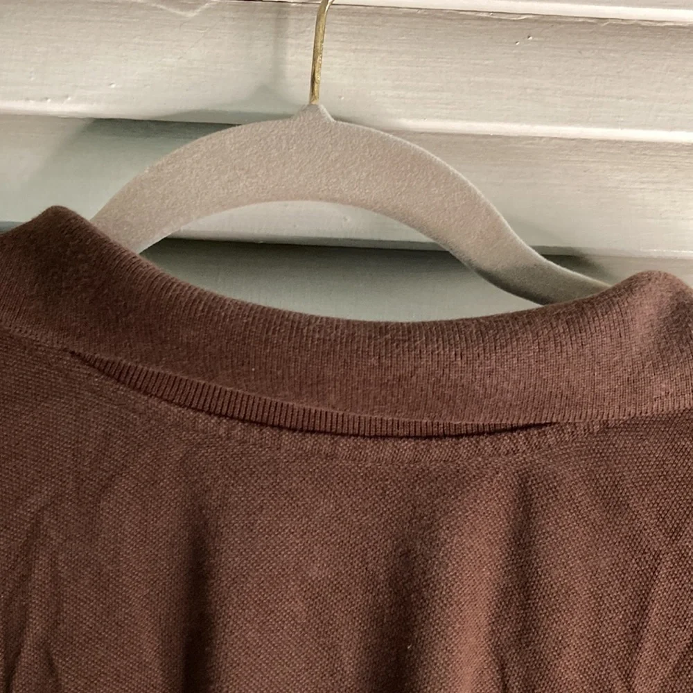 Sonoma - L brown and tan faux two shirts - Picture 6 of 8